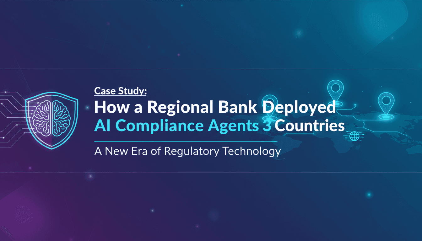 Case Study: How a Regional Bank Deployed AI Compliance Agents Across 3 Countries