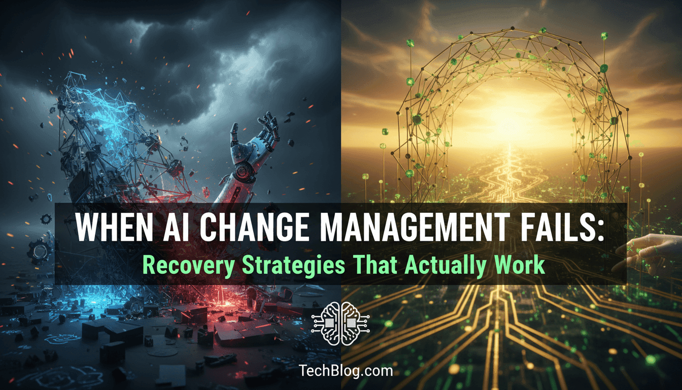 When AI Change Management Fails: Recovery Strategies That Actually Work