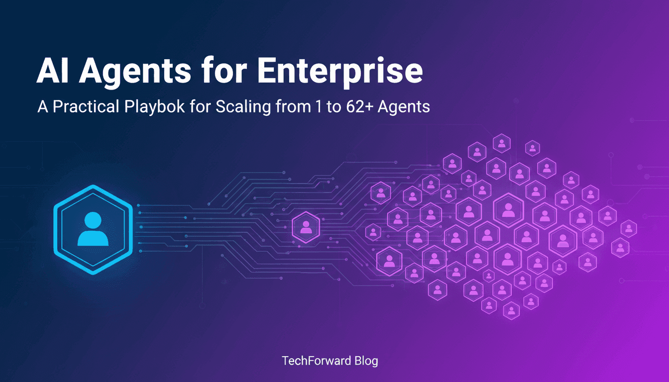 AI Agents for Enterprise: A Practical Playbook for Scaling from 1 to 62+ Agents