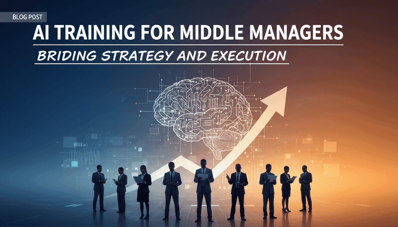 AI Training for Middle Managers: Bridging Strategy and Execution