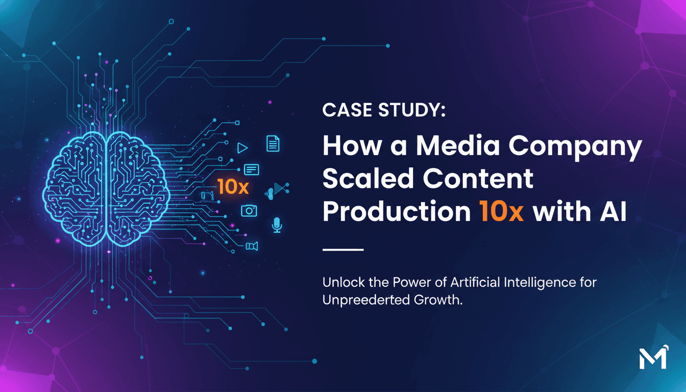 Case Study: How a Media Company Scaled Content Production 10x with AI