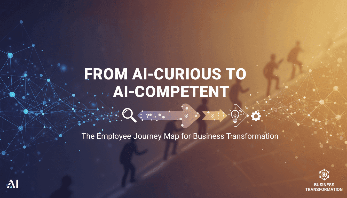 From AI-Curious to AI-Competent: The Employee Journey Map for Business Transformation