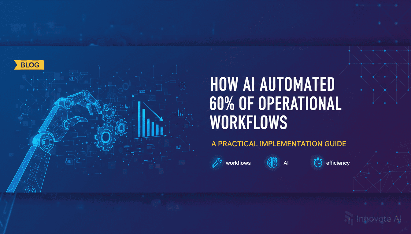 How AI Automated 60% of Operational Workflows: A Practical Implementation Guide