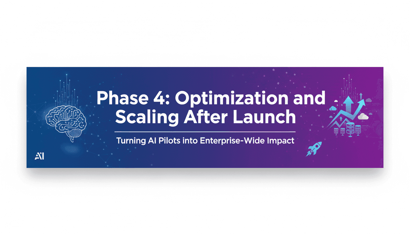Phase 4: Optimization and Scaling After Launch – Turning AI Pilots into Enterprise-Wide Impact