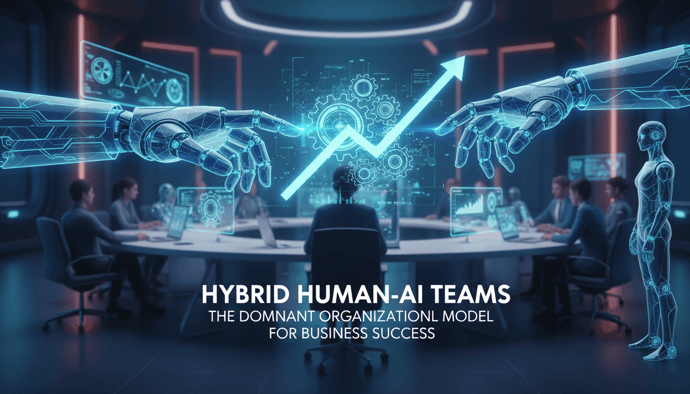 Hybrid Human-AI Teams: The Dominant Organizational Model for Business Success