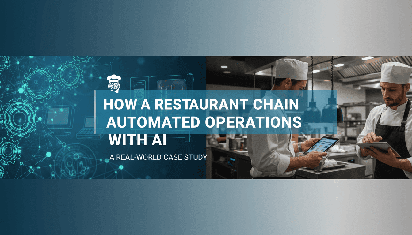 How a Restaurant Chain Automated Operations with AI: A Real-World Case Study