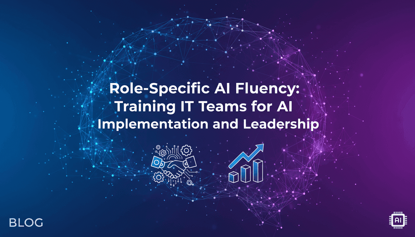 Role-Specific AI Fluency: Training IT Teams for AI Implementation and Leadership