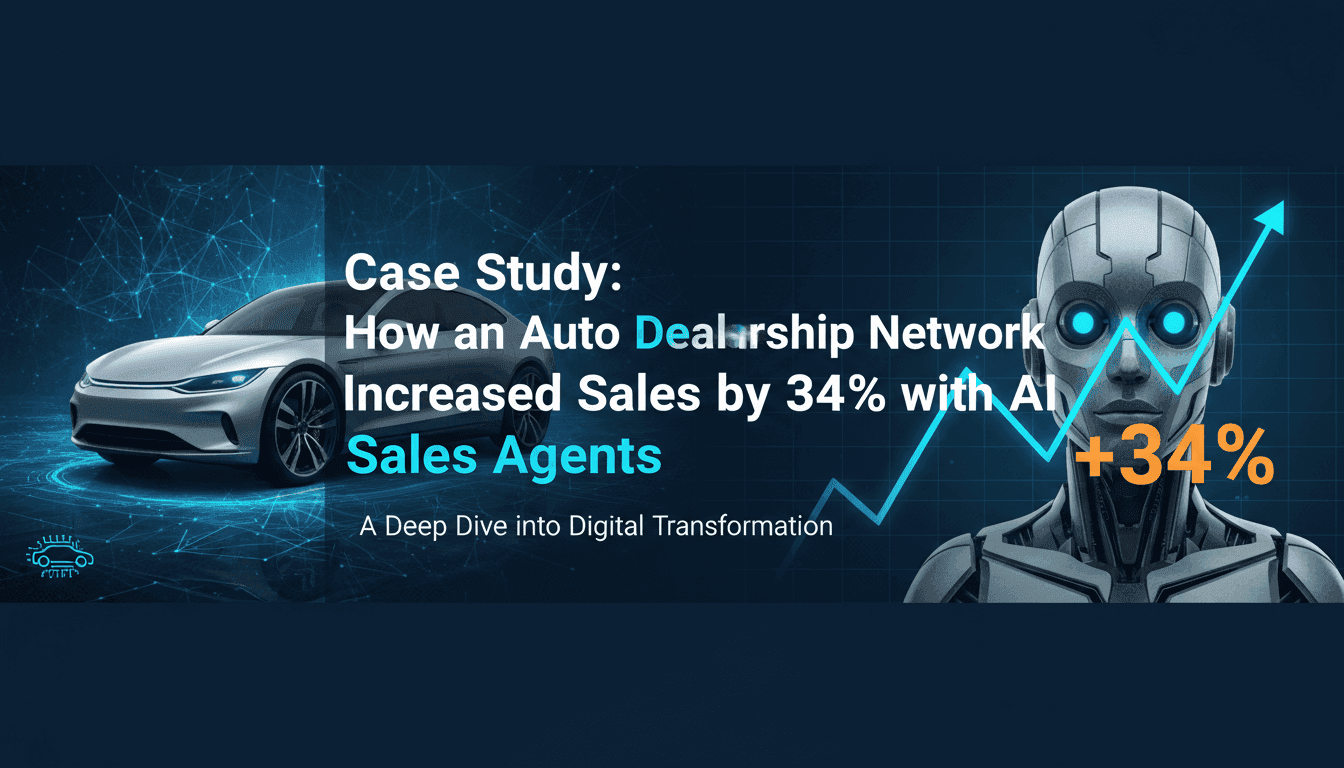 Case Study: How an Auto Dealership Network Increased Sales by 34% with AI Sales Agents