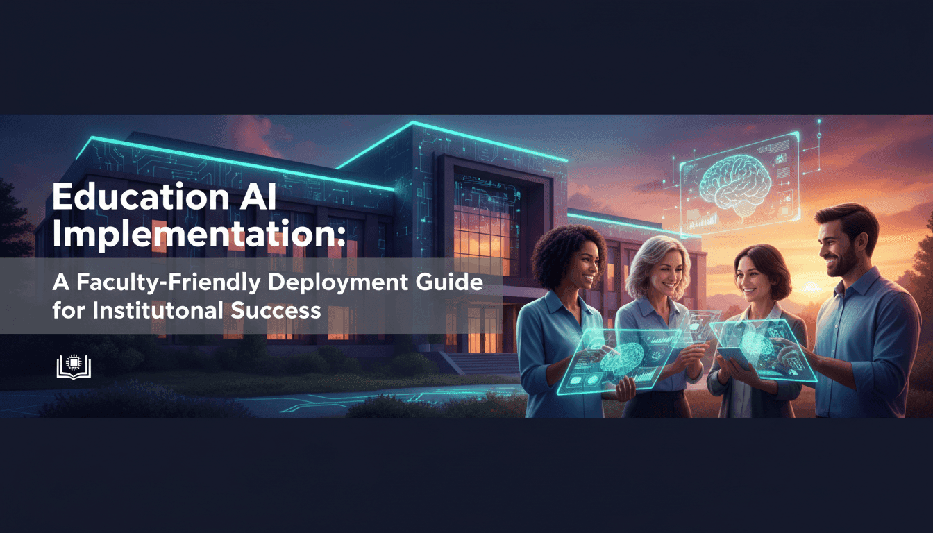 Education AI Implementation: A Faculty-Friendly Deployment Guide for Institutional Success