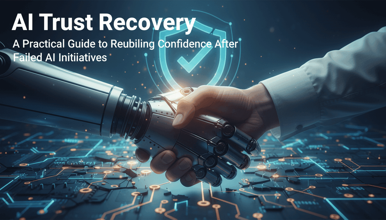 AI Trust Recovery: A Practical Guide to Rebuilding Confidence After Failed AI Initiatives