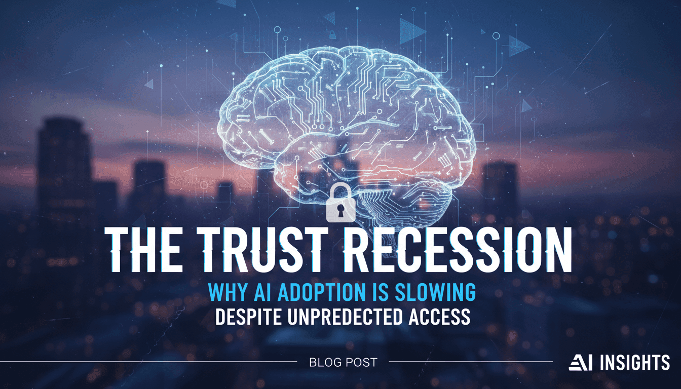 The Trust Recession: Why AI Adoption Is Slowing Despite Unprecedented Access