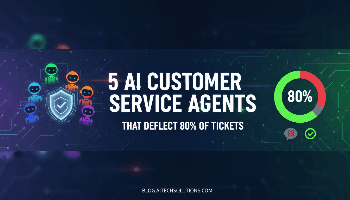5 AI Customer Service Agents That Deflect 80% of Tickets