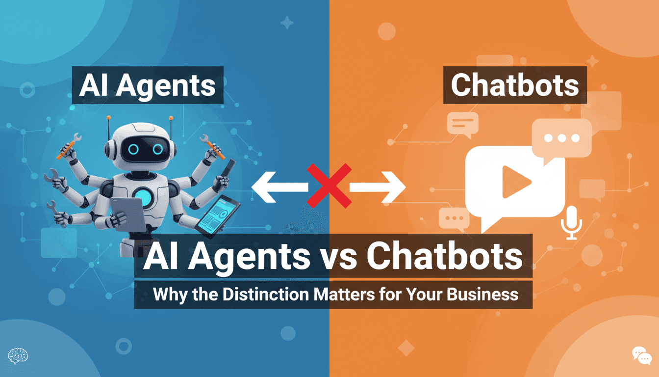 AI Agents vs Chatbots: Why the Distinction Matters for Your Business