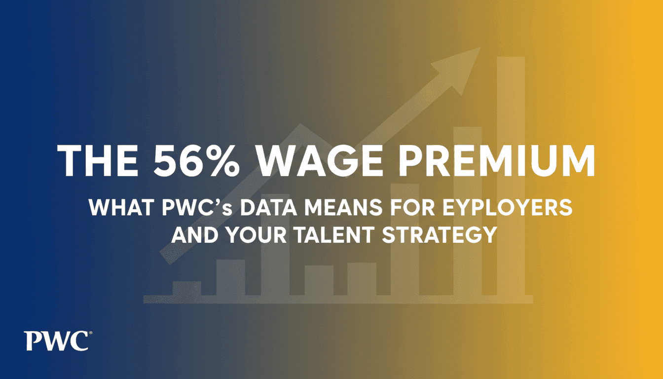 The 56% Wage Premium: What PwC's Data Means for Employers and Your Talent Strategy