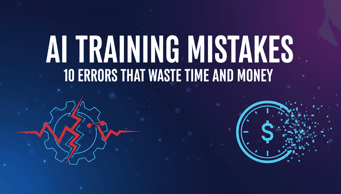 AI Training Mistakes: 10 Errors That Waste Time and Money
