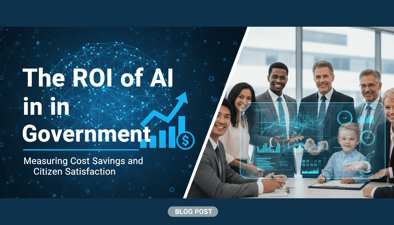 The ROI of AI in Government: Measuring Cost Savings and Citizen Satisfaction