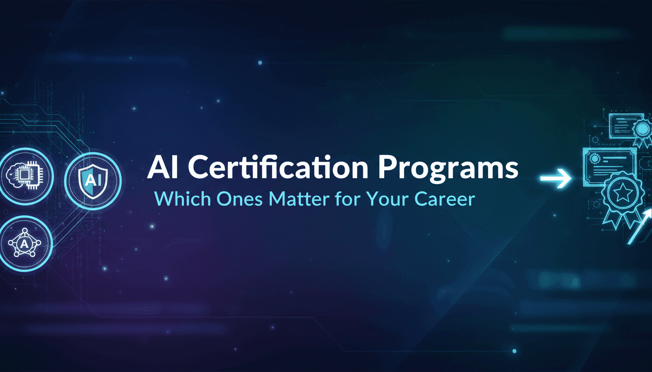 AI Certification Programs: Which Ones Matter for Your Career