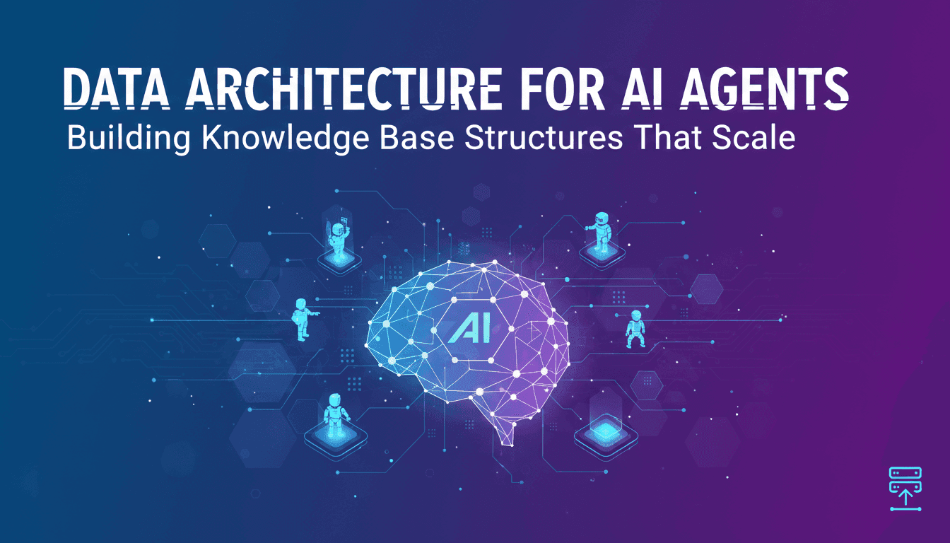Data Architecture for AI Agents: Building Knowledge Base Structures That Scale