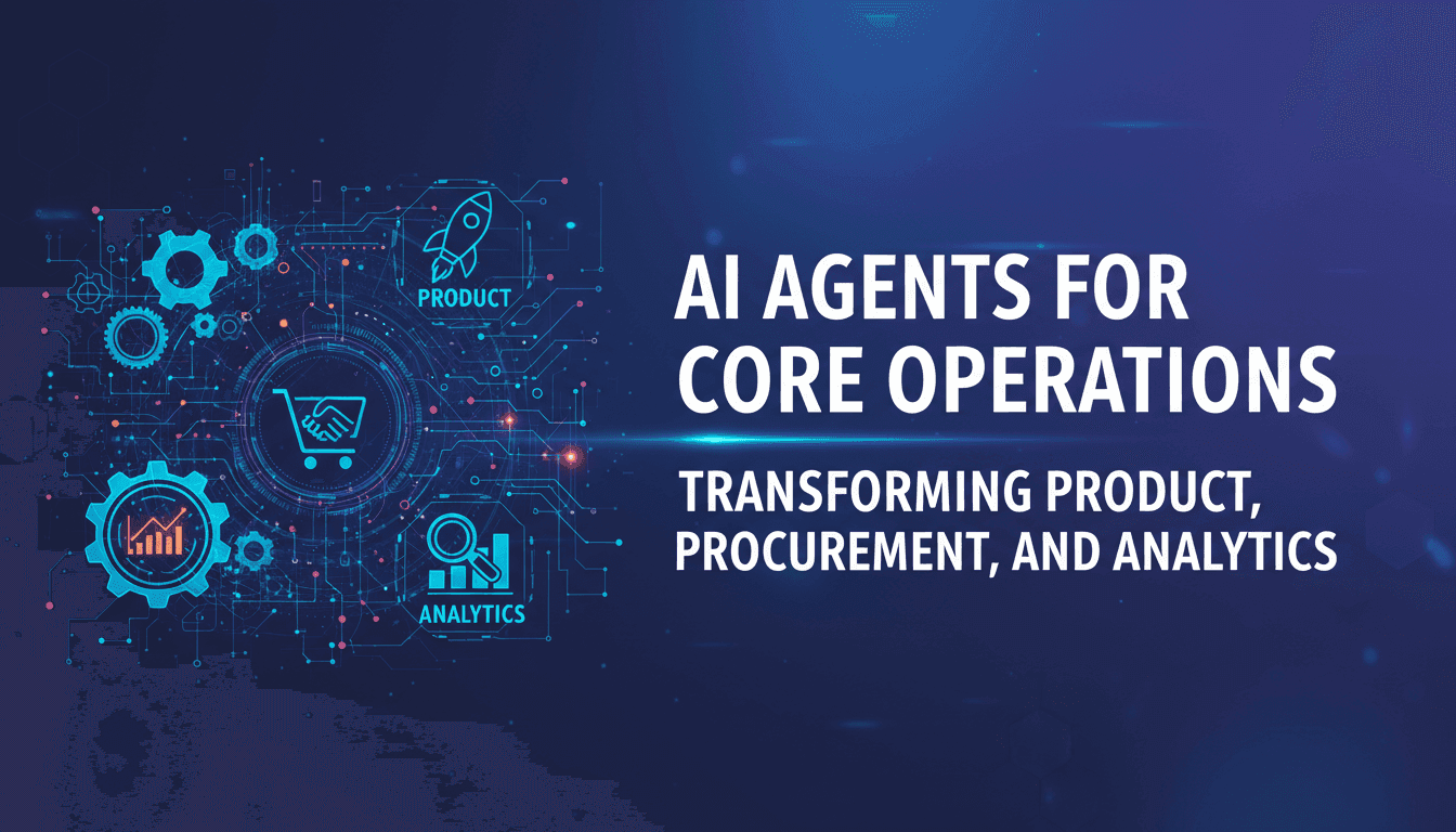 AI Agents for Core Operations: Transforming Product, Procurement, and Analytics