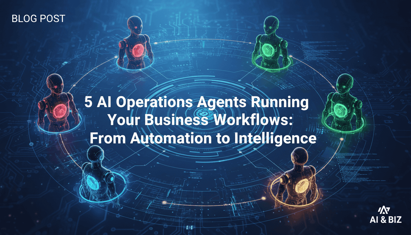 5 AI Operations Agents Running Your Business Workflows: From Automation to Intelligence