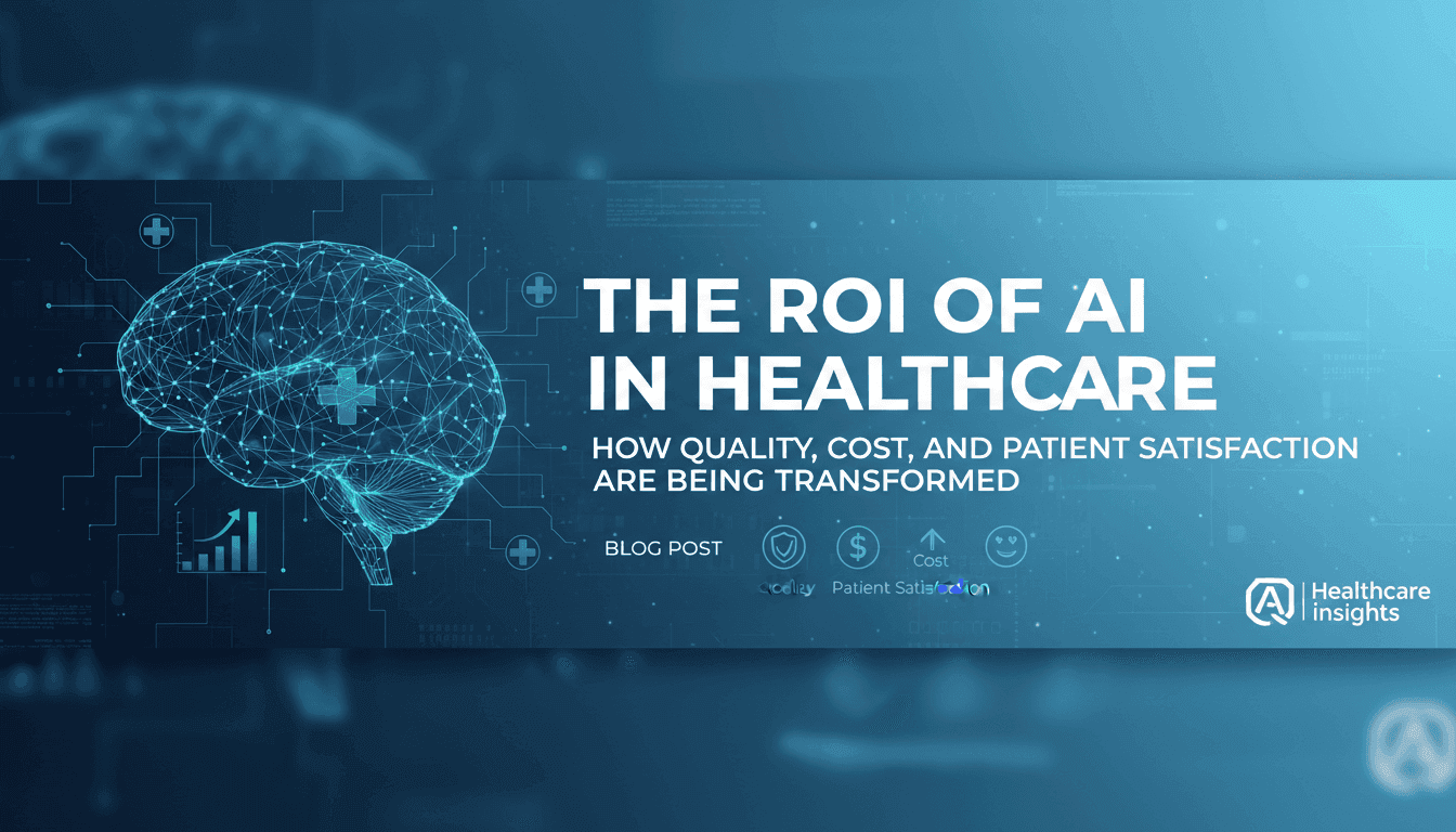 The ROI of AI in Healthcare: How Quality, Cost, and Patient Satisfaction Are Being Transformed