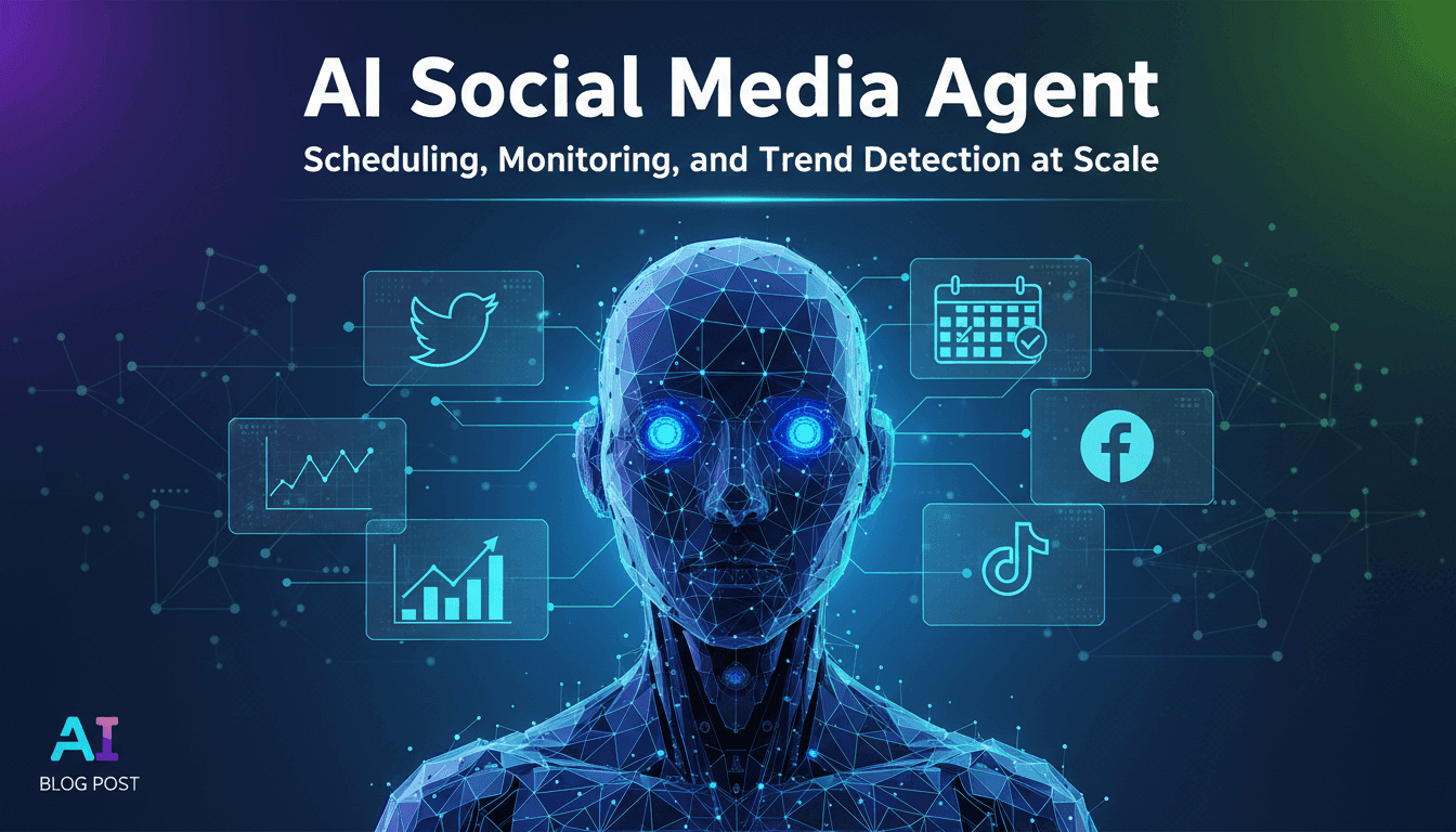 AI Social Media Agent: Scheduling, Monitoring, and Trend Detection at Scale