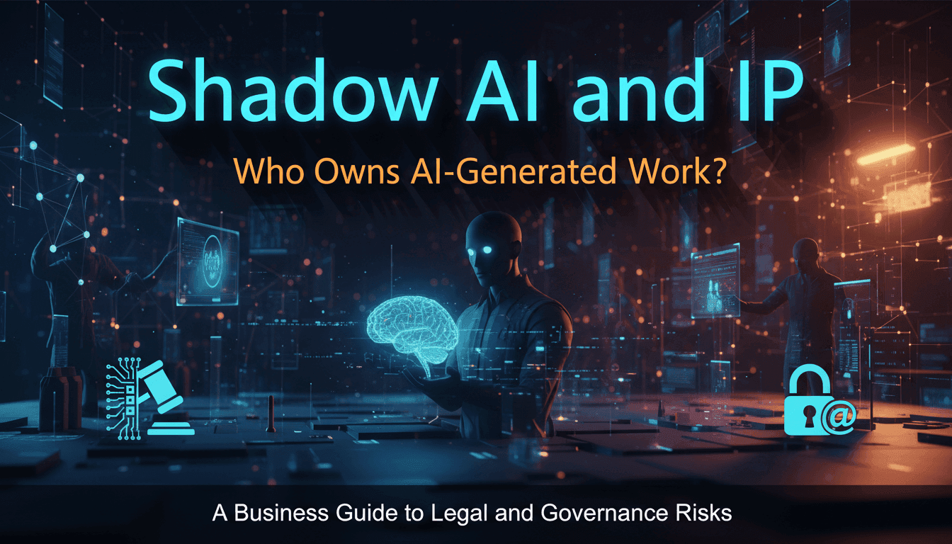 Shadow AI and IP: Who Owns AI-Generated Work? A Business Guide to Legal and Governance Risks