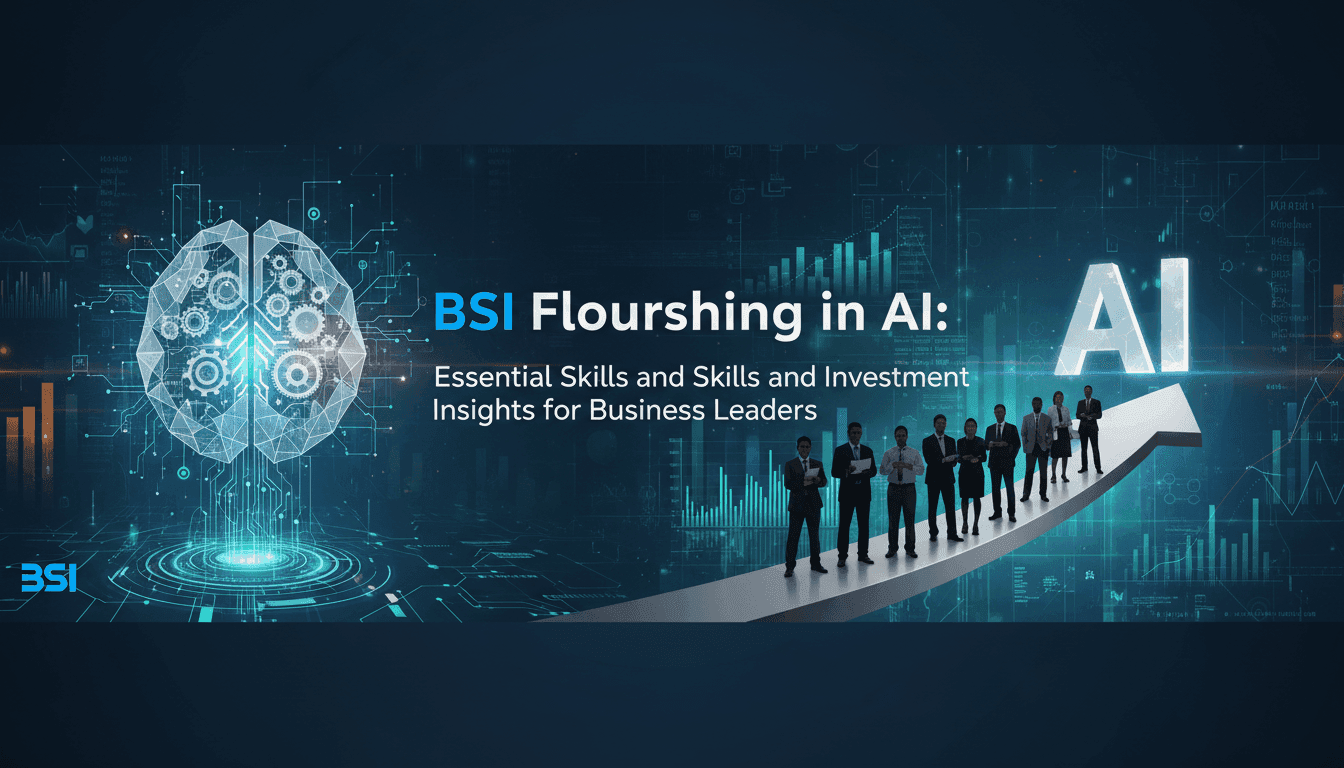BSI Flourishing in AI: Essential Skills and Investment Insights for Business Leaders