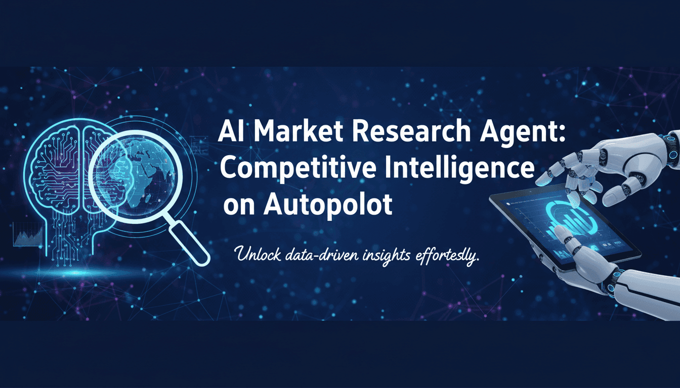 AI Market Research Agent: Competitive Intelligence on Autopilot