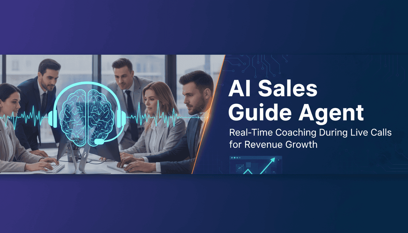 AI Sales Guide Agent: Real-Time Coaching During Live Calls for Revenue Growth