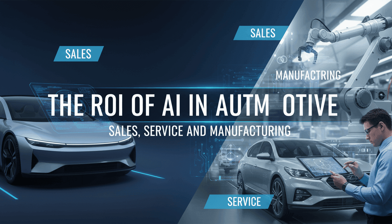The ROI of AI in Automotive: Sales, Service, and Manufacturing