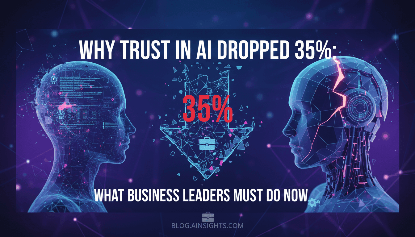 Why Trust in AI Dropped 35%: What Business Leaders Must Do Now