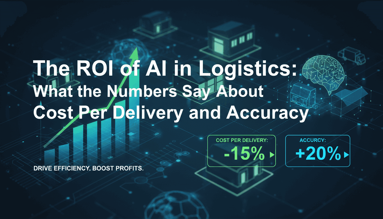 The ROI of AI in Logistics: What the Numbers Say About Cost Per Delivery and Accuracy