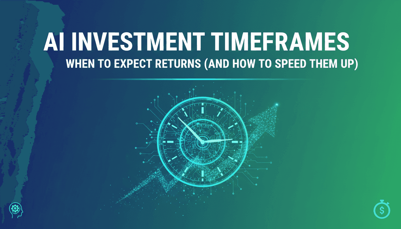 AI Investment Timeframes: When to Expect Returns (And How to Speed Them Up)