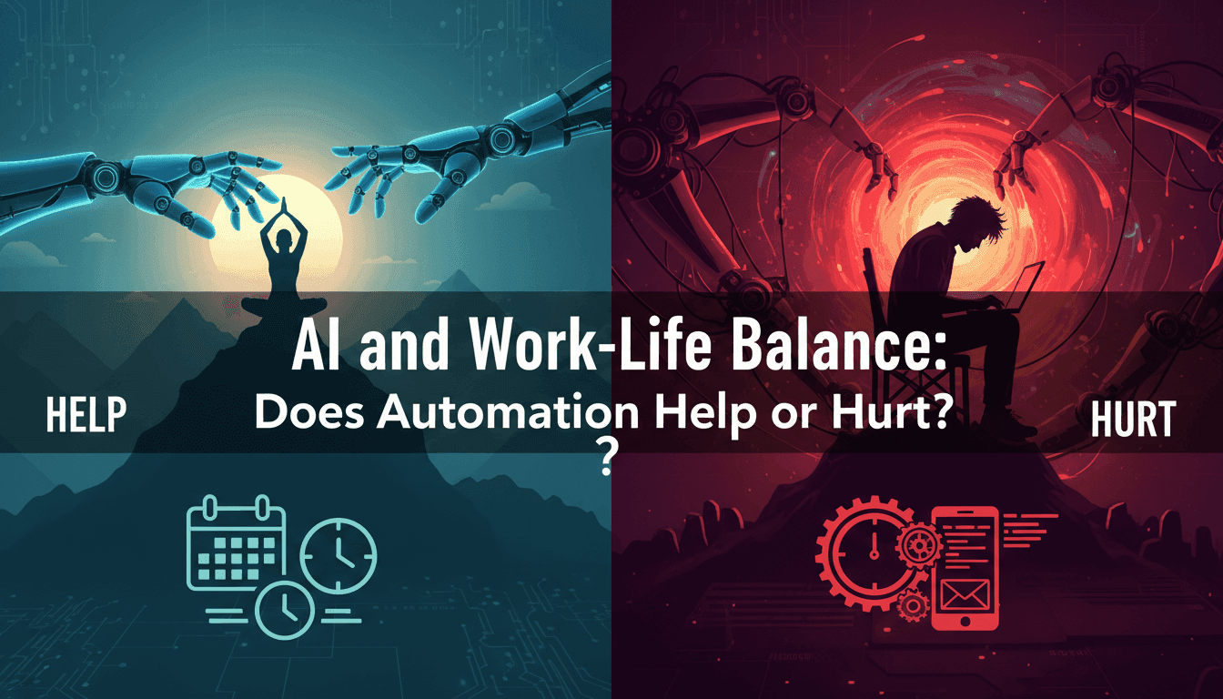 AI and Work-Life Balance: Does Automation Help or Hurt?
