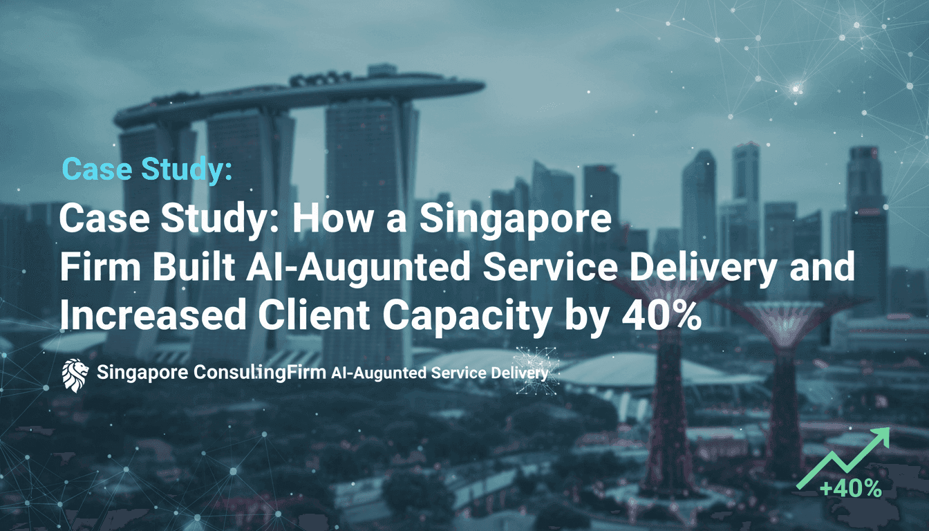Case Study: How a Singapore Consulting Firm Built AI-Augmented Service Delivery and Increased Client Capacity by 40%