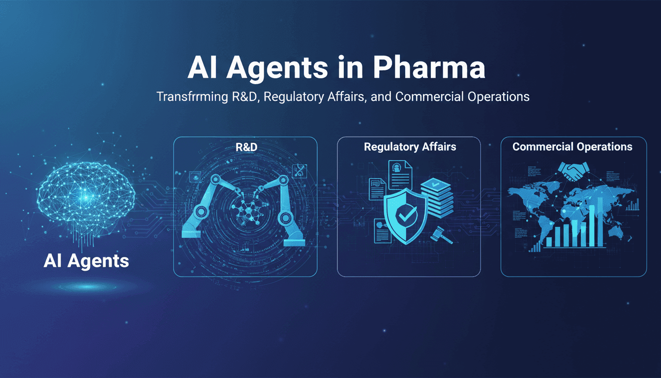 AI Agents in Pharma: Transforming R&D, Regulatory Affairs, and Commercial Operations