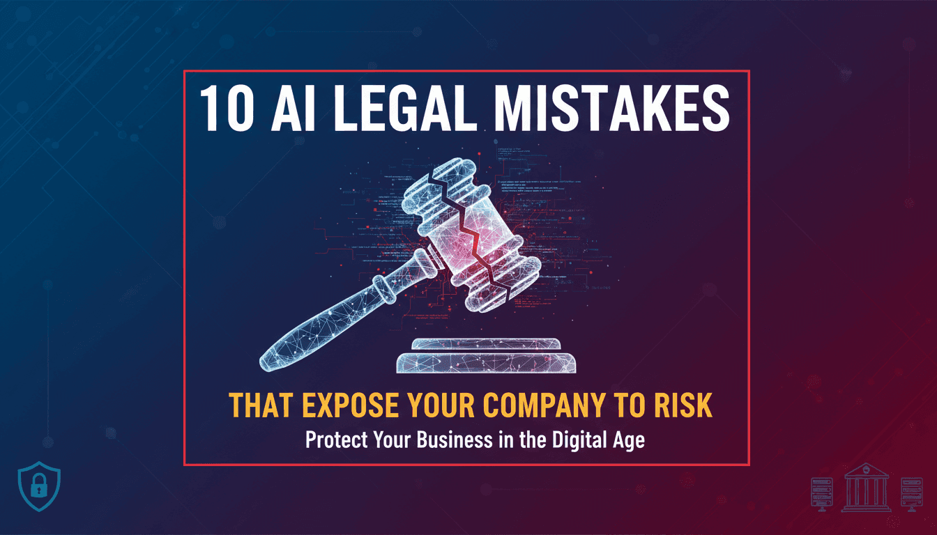 10 AI Legal Mistakes That Expose Your Company to Risk