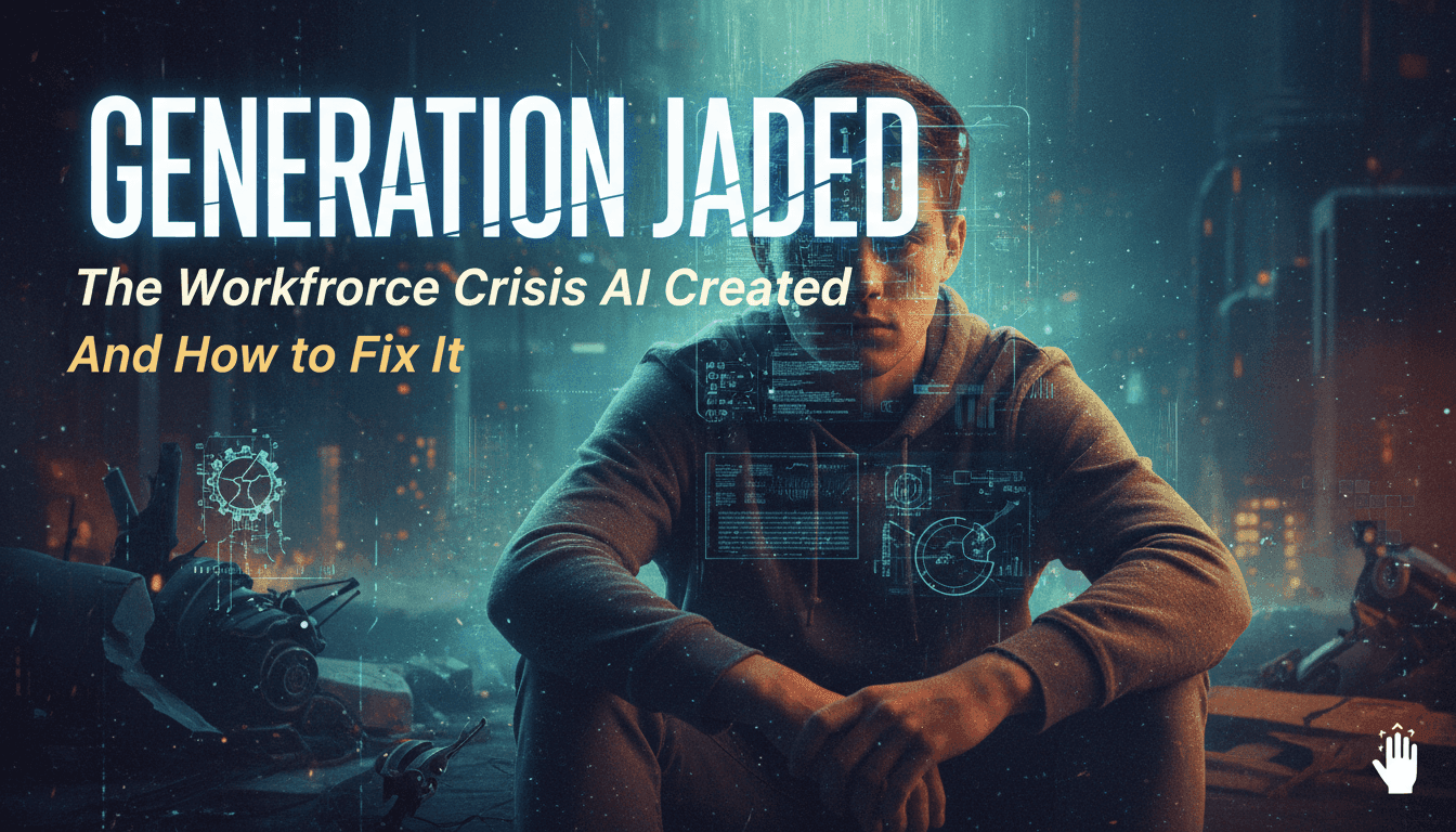 Generation Jaded: The Workforce Crisis AI Created and How to Fix It