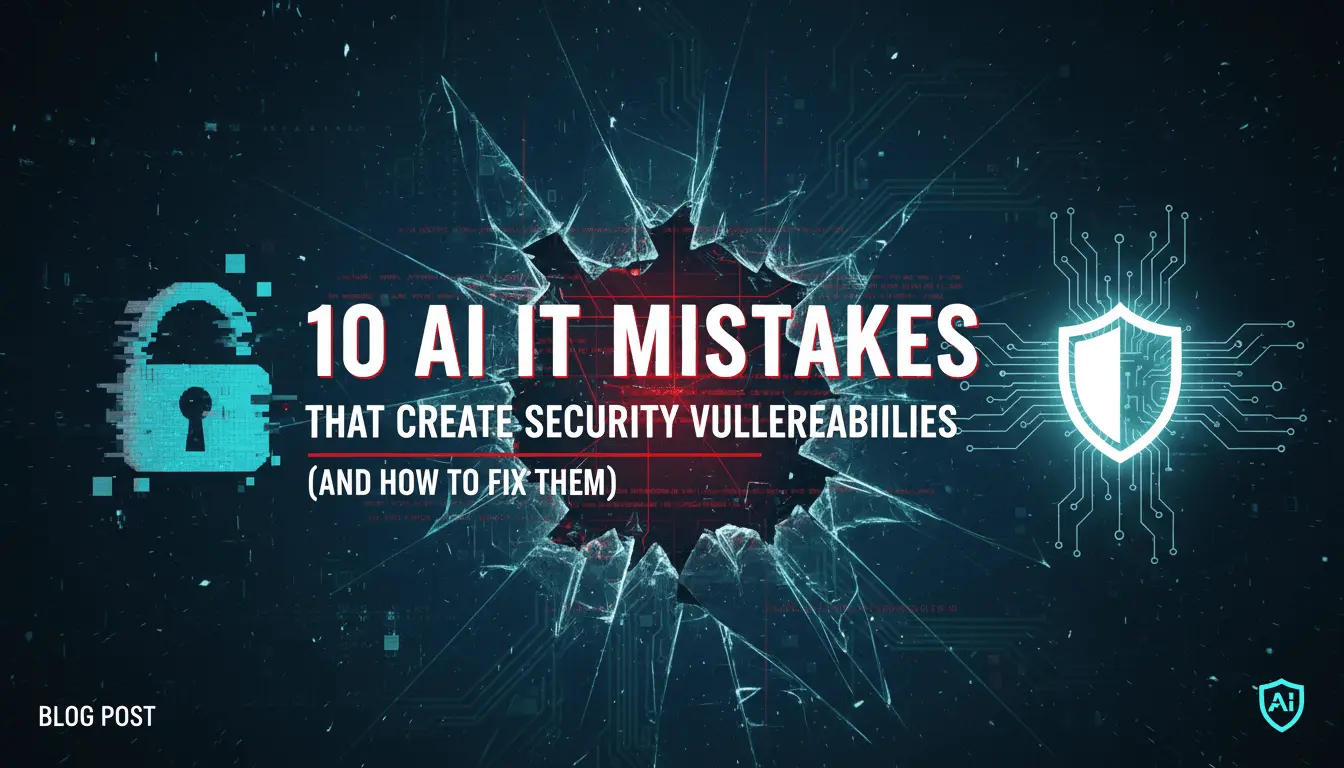 10 AI IT Mistakes That Create Security Vulnerabilities (And How to Fix Them)