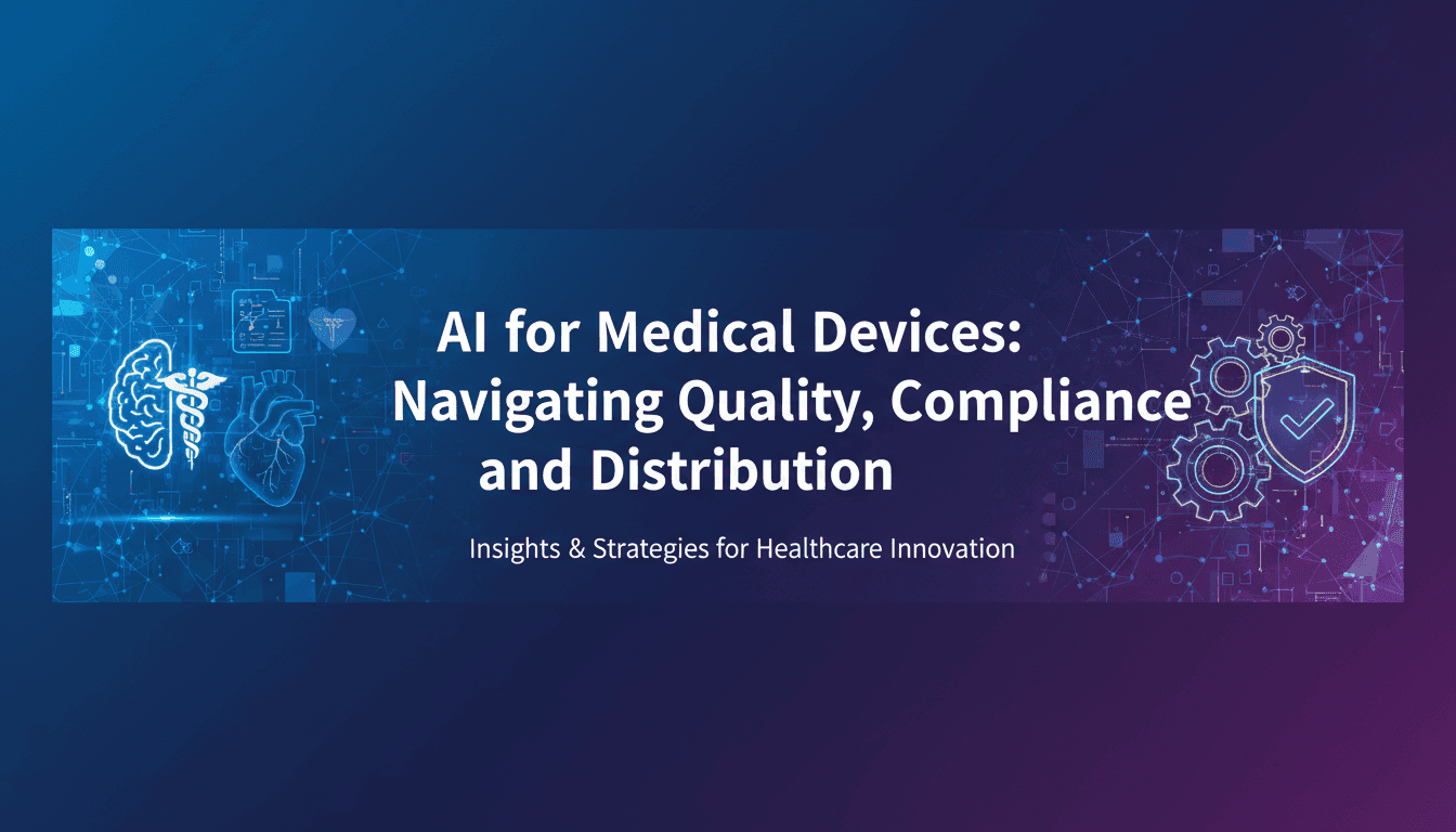 AI for Medical Devices: Navigating Quality, Compliance, and Distribution