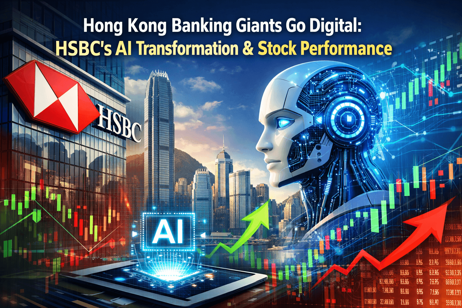 Hong Kong Banking Giants Go Digital: HSBC's AI Transformation & Stock Performance