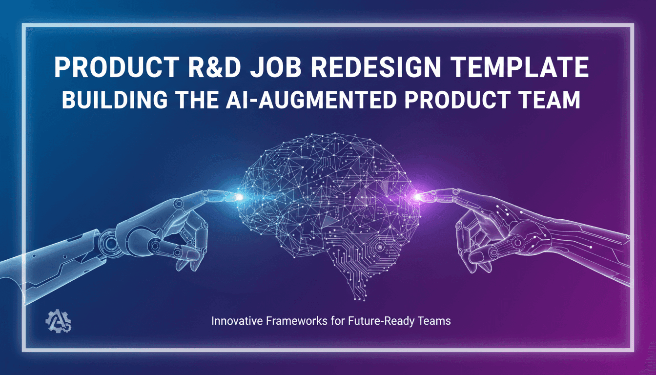 Product R&D Job Redesign Template: Building the AI-Augmented Product Team