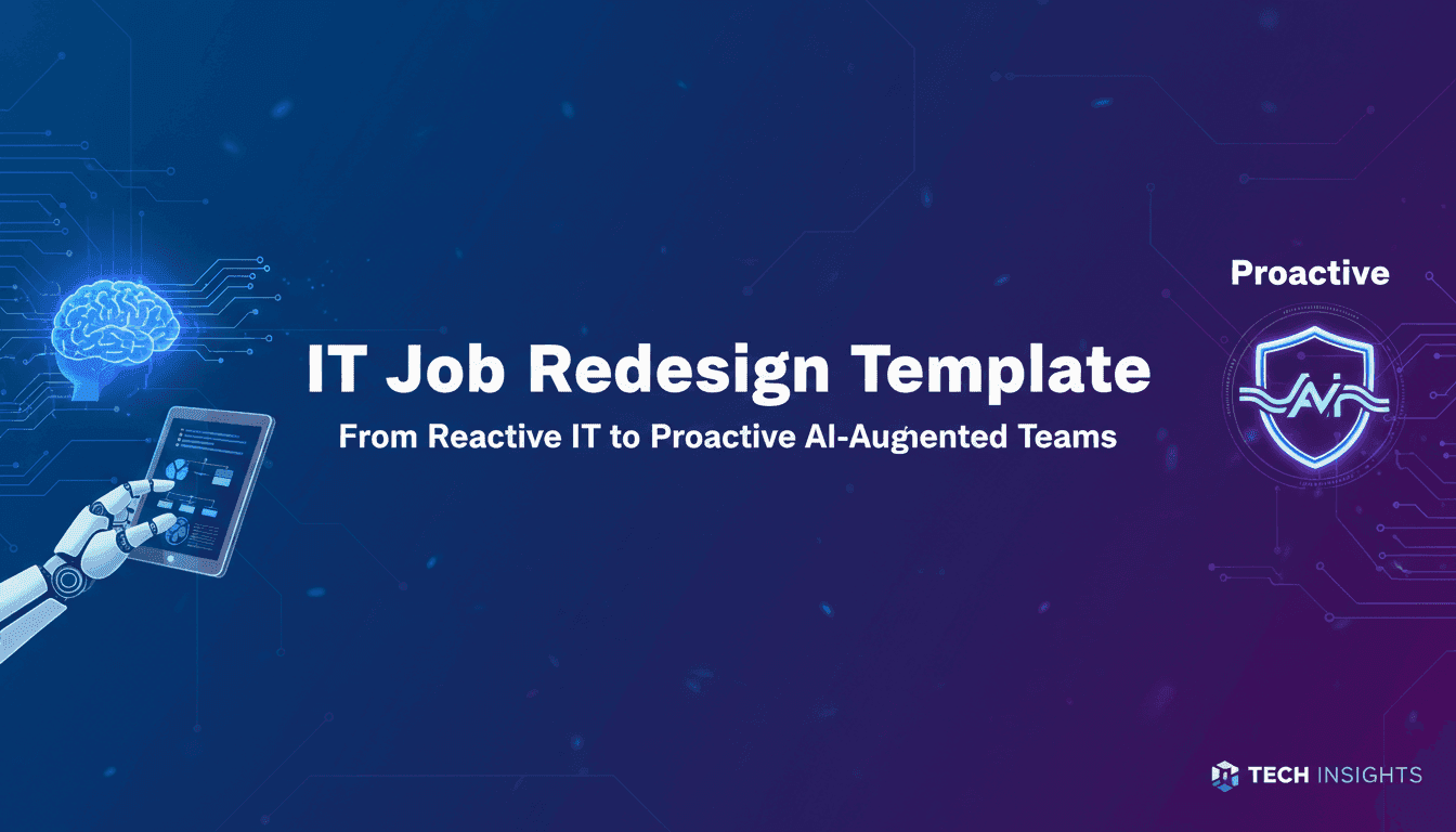IT Job Redesign Template: From Reactive IT to Proactive AI-Augmented Teams