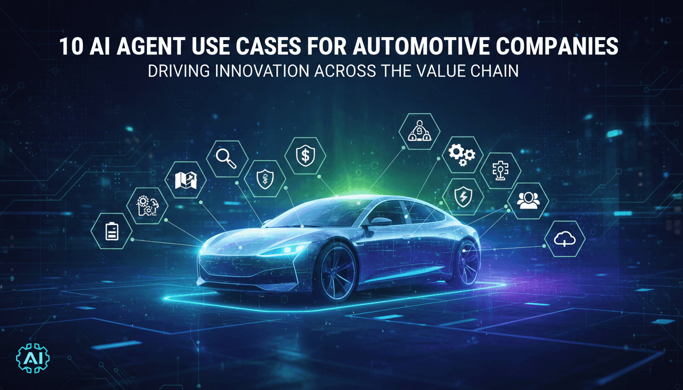 10 AI Agent Use Cases for Automotive Companies: Driving Innovation Across the Value Chain
