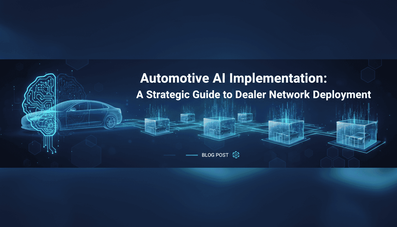 Automotive AI Implementation: A Strategic Guide to Dealer Network Deployment
