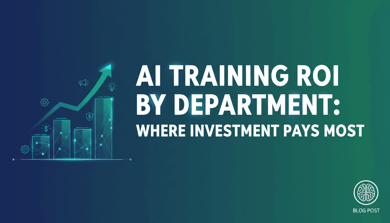 AI Training ROI by Department: Where Investment Pays Most