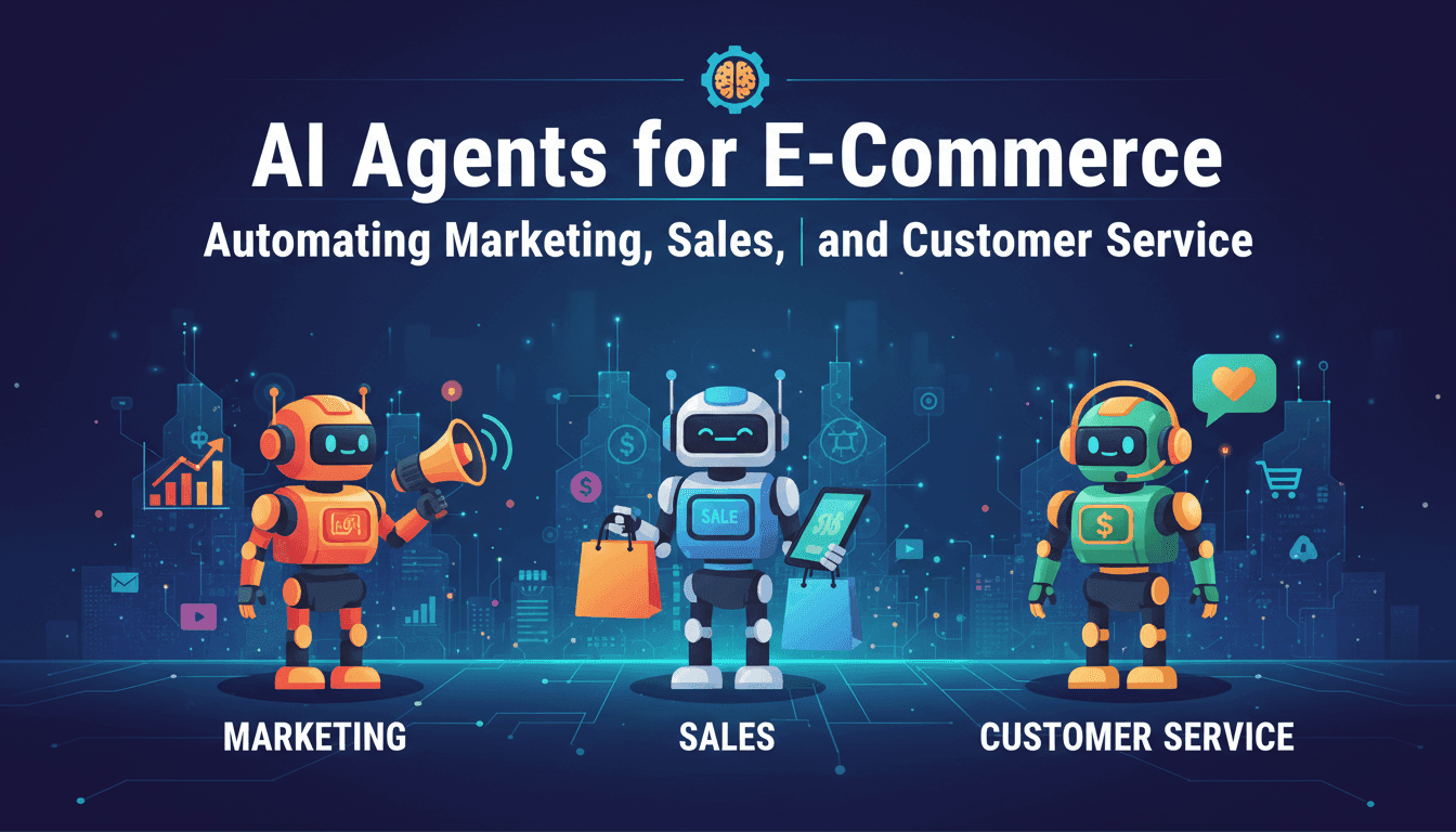 AI Agents for E-Commerce: Automating Marketing, Sales, and Customer Service