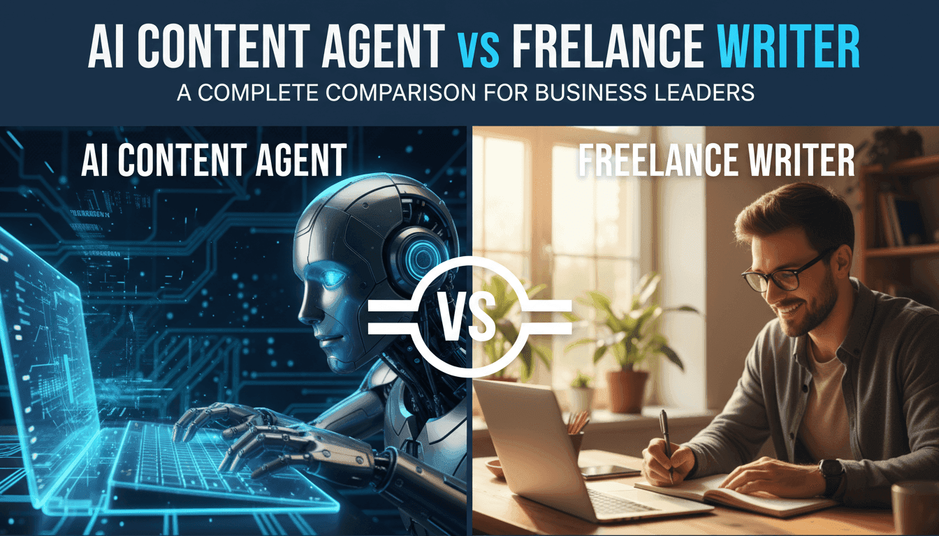 AI Content Agent vs Freelance Writer: A Complete Comparison for Business Leaders