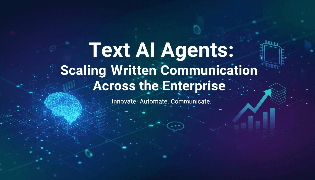 Text AI Agents: Scaling Written Communication Across the Enterprise